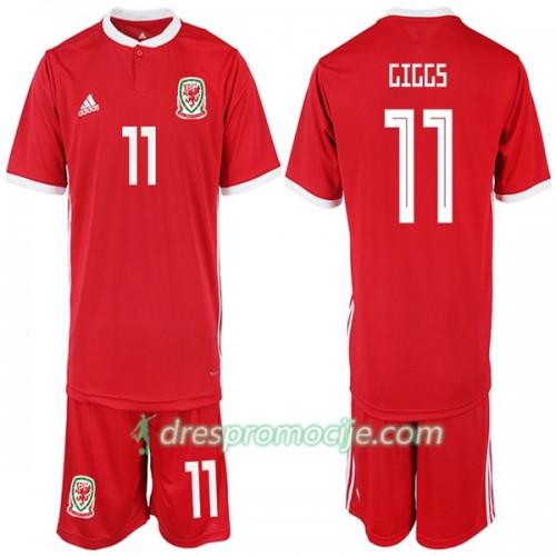 Wales Dres Giggi 11 Dječji Domaći 2018/19 Kratkih Rukava Wales Dres Giggi 11 Dječji Domaći 2018/19 Kratkih Rukava
